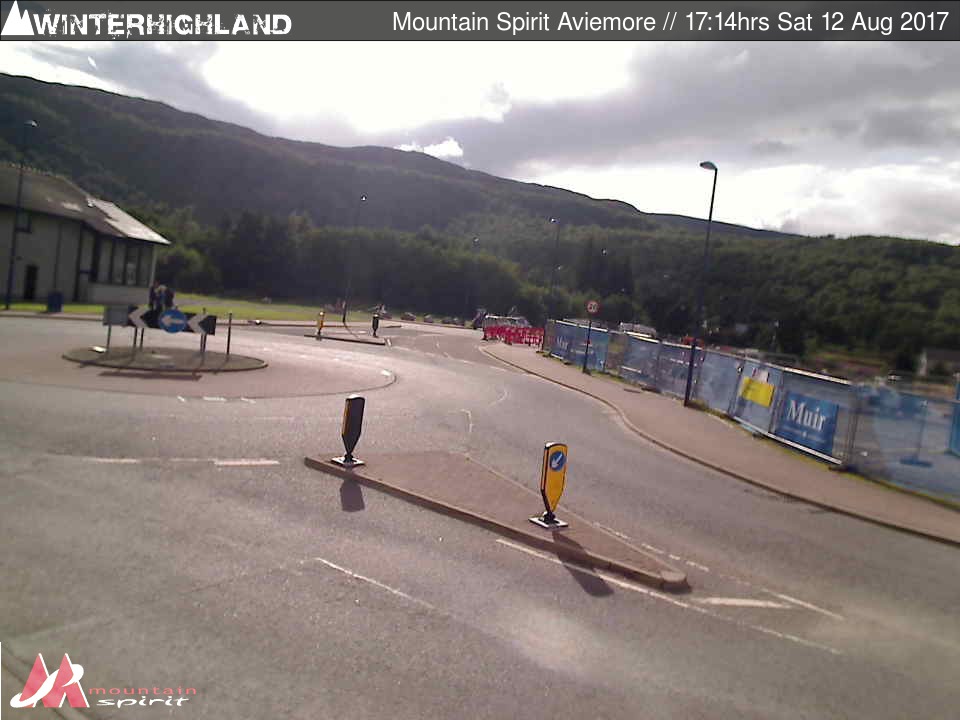 Grampian Road Aviemore from Mountain Spirit Aviemore Webcam